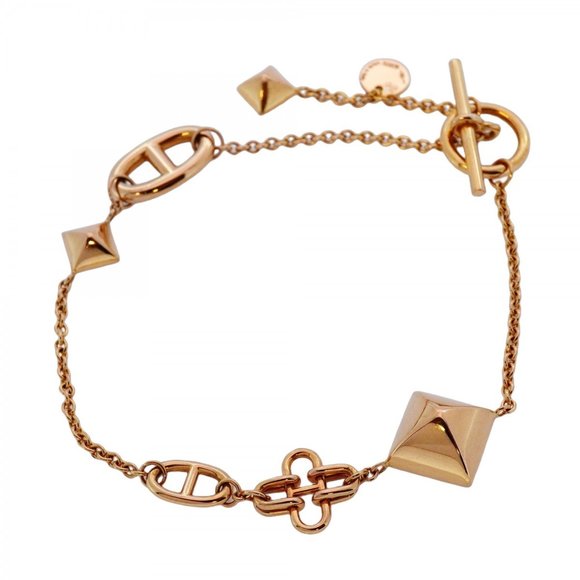 Hermes Chaine d'Ancre Medor Bracelet in 18KPG Pink Gold for Women - Picture 1 of 7